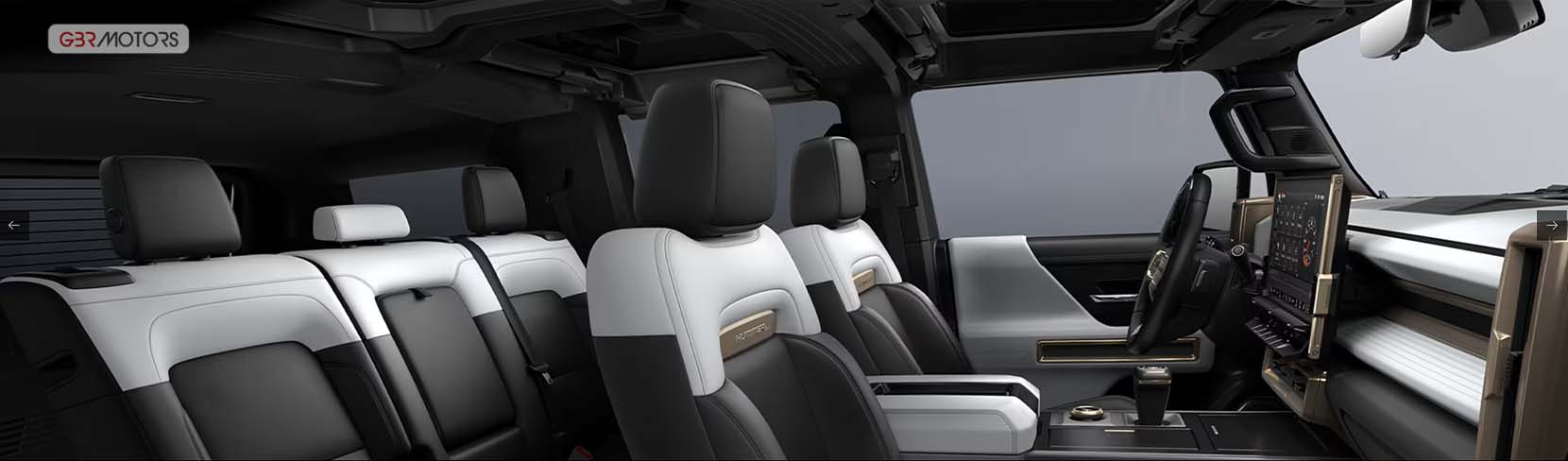 Hummer EV interior